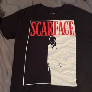 Graphic tee, size M, “Scarface” tee.
